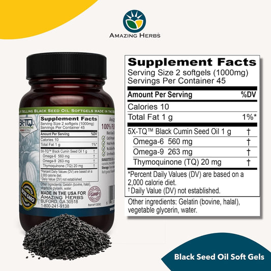 Pouring Amazing Herbs capsules from bottle for easy daily dosing.