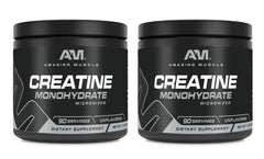 Amazing Muscle creatine monohydrate powder jar for post-workout fueling and smooth mixing