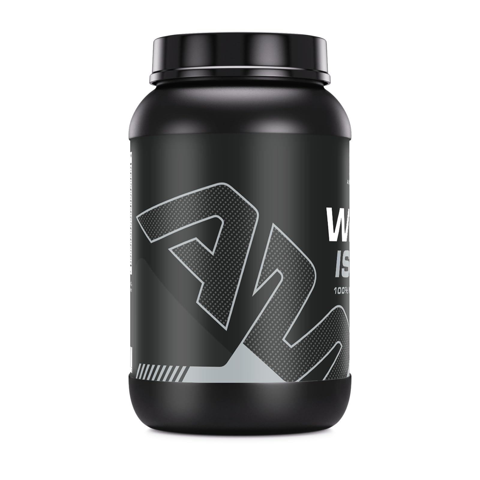 Amazing Muscle Whey Protein Isolate jar ready for shakes and recipes.