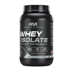Amazing Muscle shaker blending whey isolate powder into smooth shake