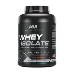 Amazing Muscle shaker with strawberry protein shake after workout.