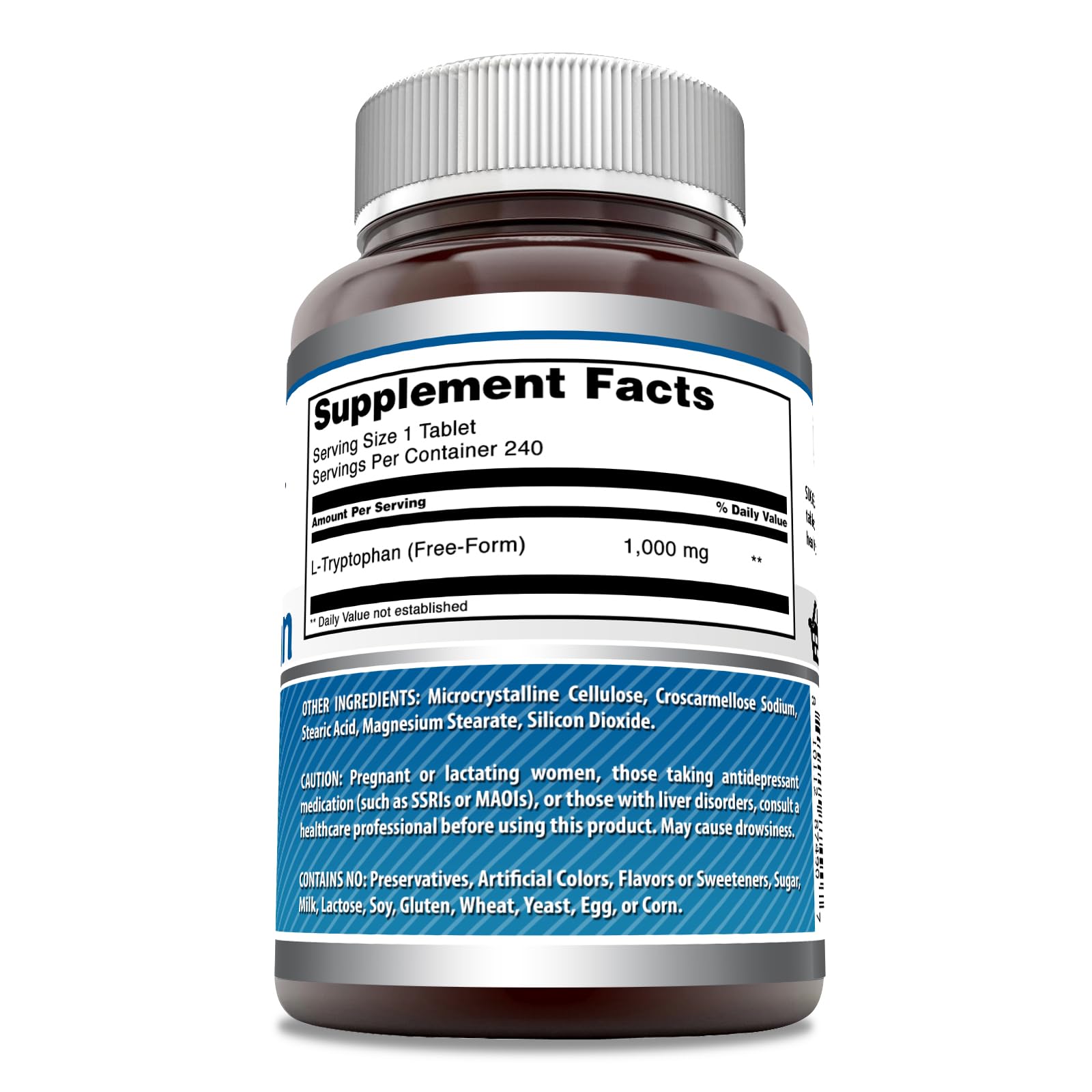 Amazing Nutrition 240-count bottle highlights long-term, consistent daily use