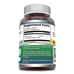 Amazing Nutrition Amazing Formulas HA 200 mg capsules in convenient 3-pack packaging.