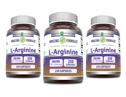 Amazing Formulas L-Arginine bottle front for daily wellness