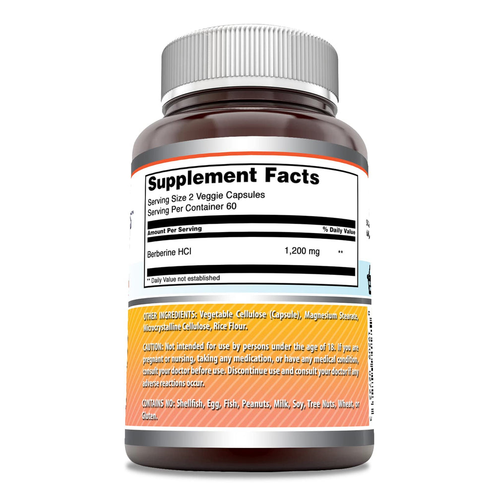 Amazing Formulas Berberine bottle cap shows secure seal for consistent dosing