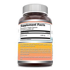 Amazing Formulas Berberine bottle cap shows secure seal for consistent dosing