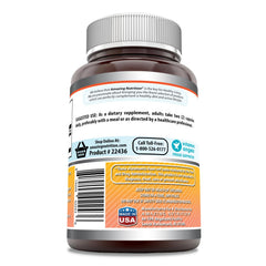 Amazing Nutrition Berberine 1000mg label highlights non-GMO and gluten-free attributes.