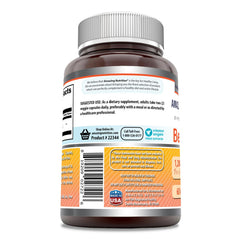 Amazing Nutrition Berberine bottle label highlights non-GMO and gluten-free
