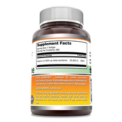 Amazing Nutrition Beta Carotene softgel close-up highlighting high-potency formula.