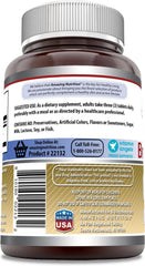 Amazing Nutrition Brewers Yeast bottle label displays non GMO and gluten free attributes.