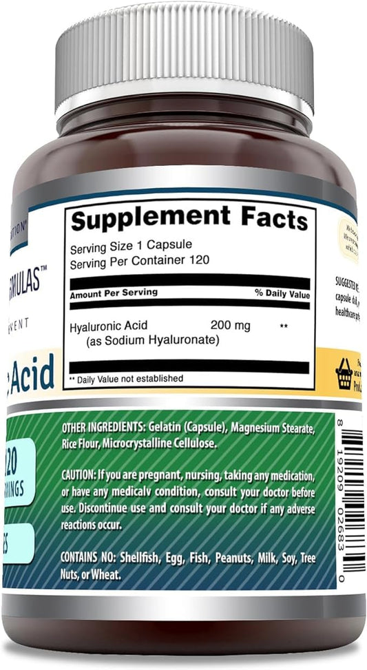 Amazing Nutrition Hyaluronic Acid capsule ready to swallow for daily routine.