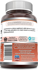 Amazing Nutrition L-Lysine 500 mg bottle features third-party testing seal visible.