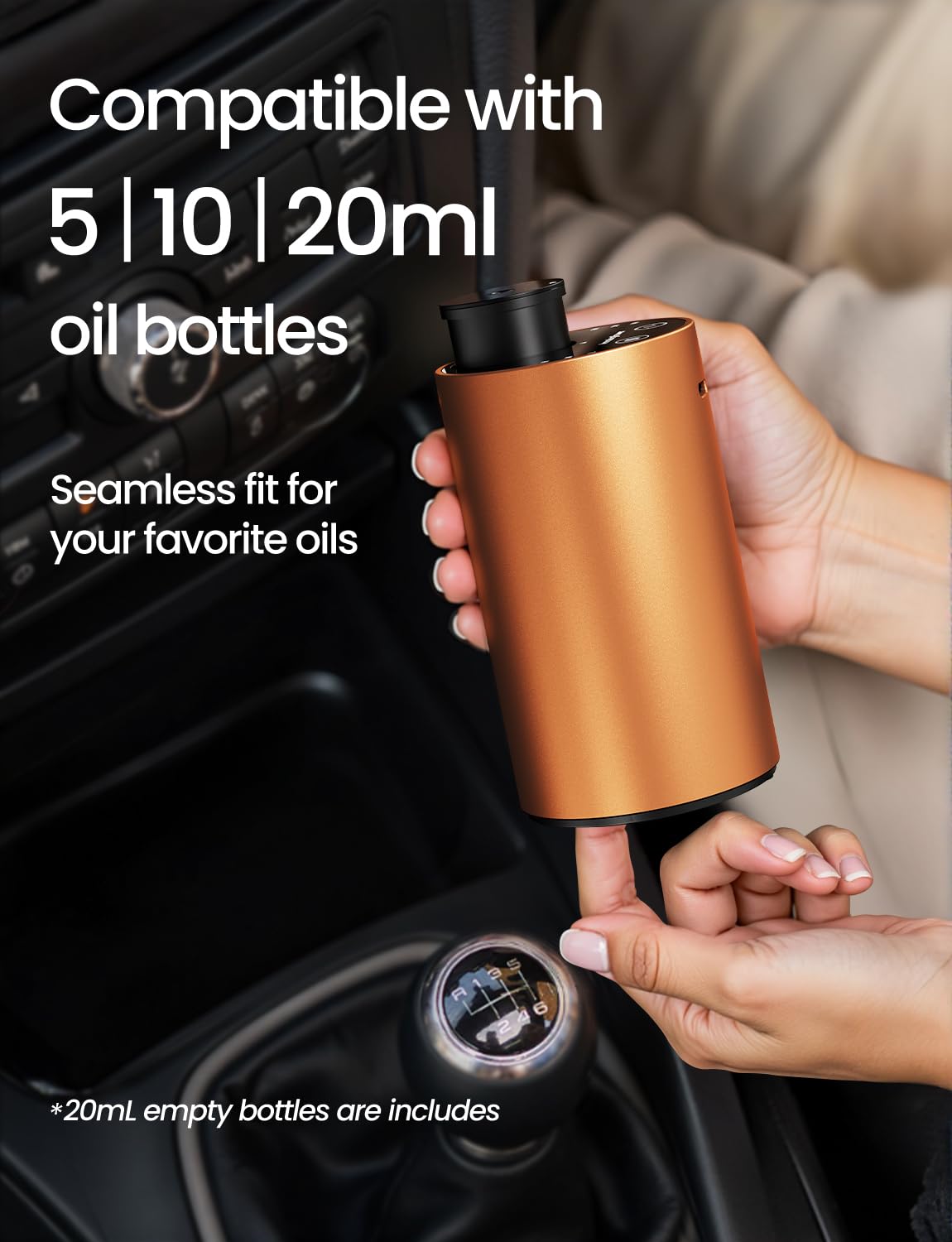 Amazing Flower diffuser with 48 hour battery for portable aromatherapy