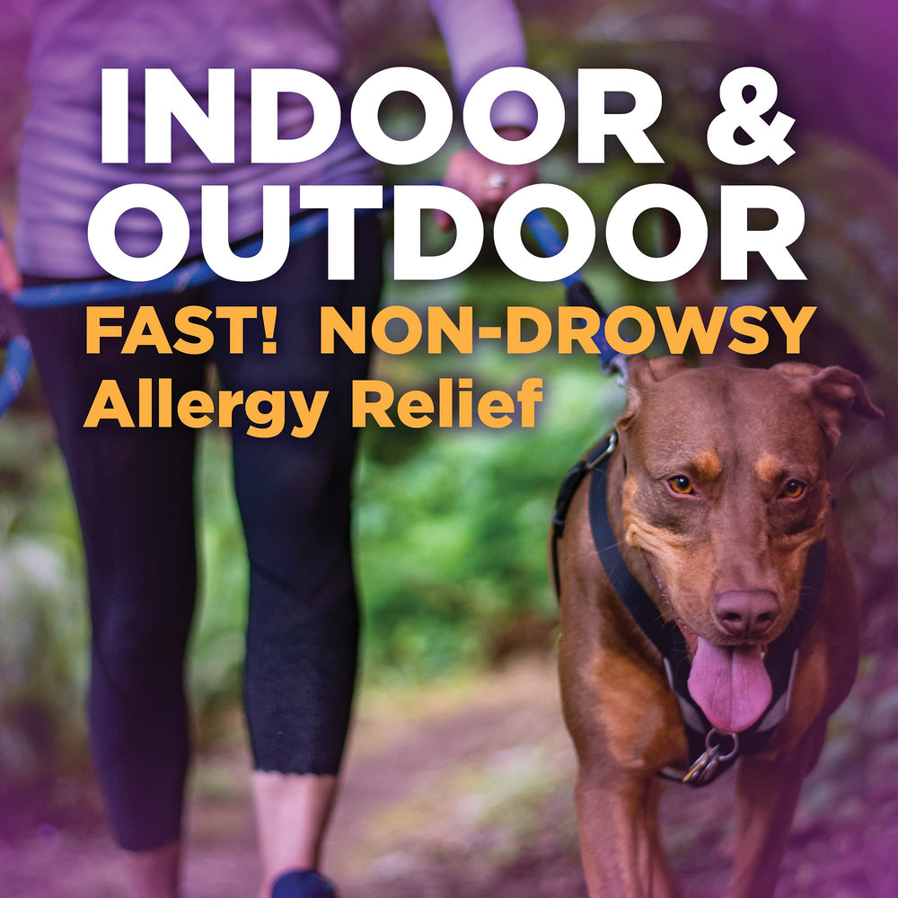 Amazon Basic Care All Day Relief usage scene in daily life indoors and outdoors