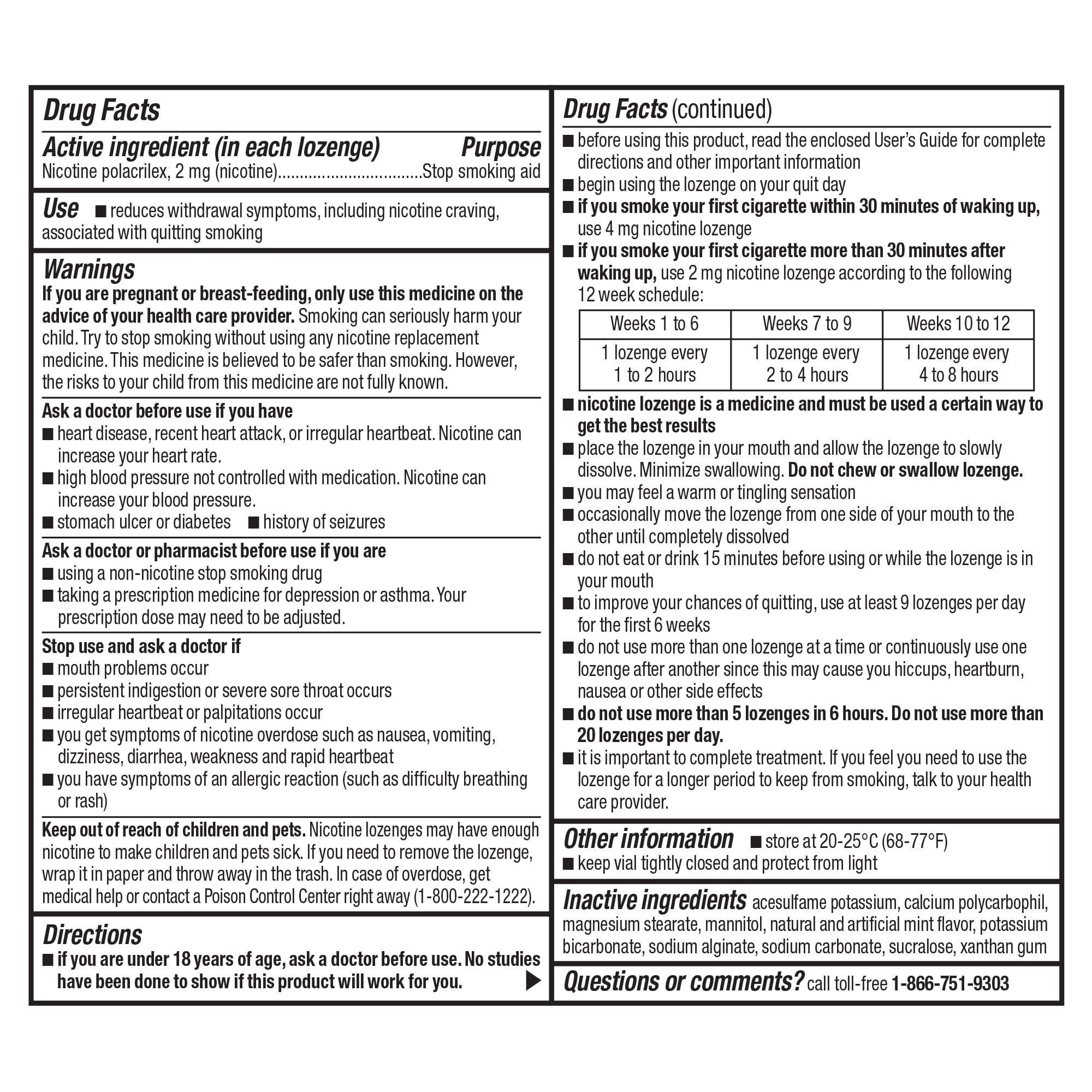 Amazon Basic Care packaging image highlighting a nicotine replacement therapy option.