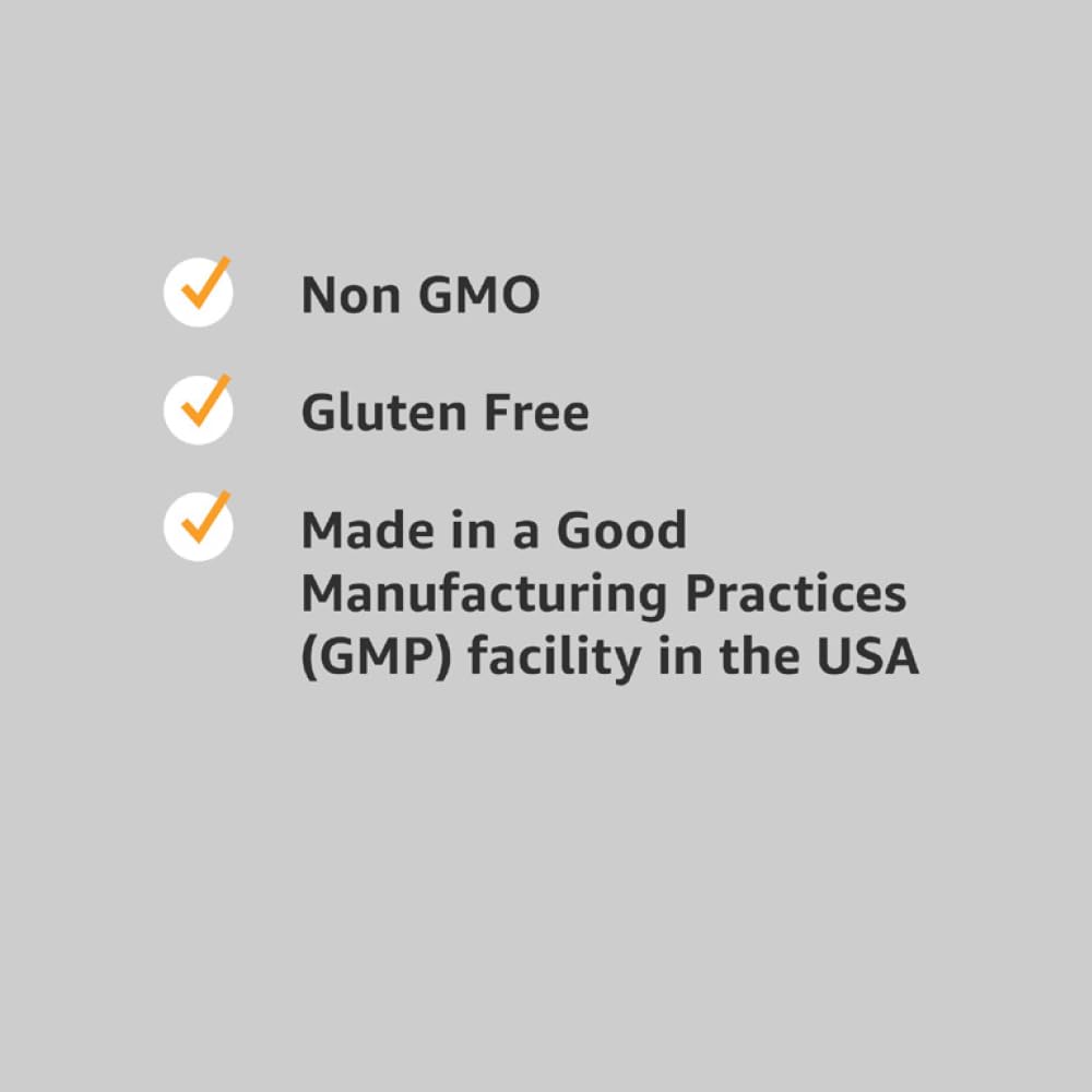 Amazon Elements probiotic packaging shows two month supply and blend details.