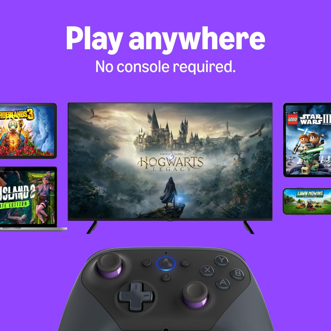 Amazon Official Luna Wireless Controller buttons closeup emphasizes tactile feedback and quick action