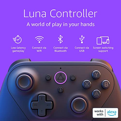 Amazon Official Luna Wireless Controller cross-device compatibility for Luna, Windows, Mac, and more