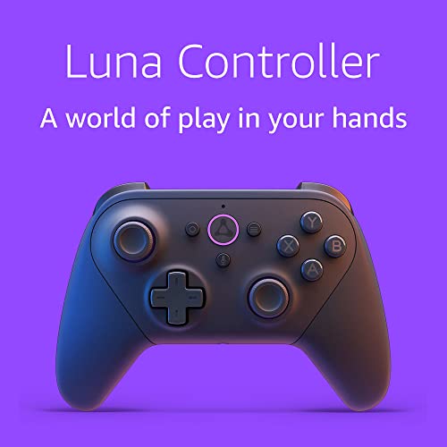 Amazon Official Luna Wireless Controller ergonomic design supports comfortable, extended sessions