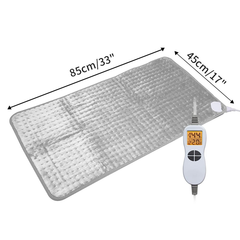 Ambershine heating pad with large LED controller enables easy temperature adjustment