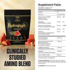 Ambrosia Hydroglyph tub scoop ready for easy mix.