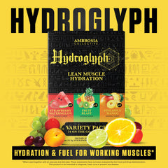 Ambrosia Hydroglyph Variety Pack offers multiple flavors for customizable hydration.