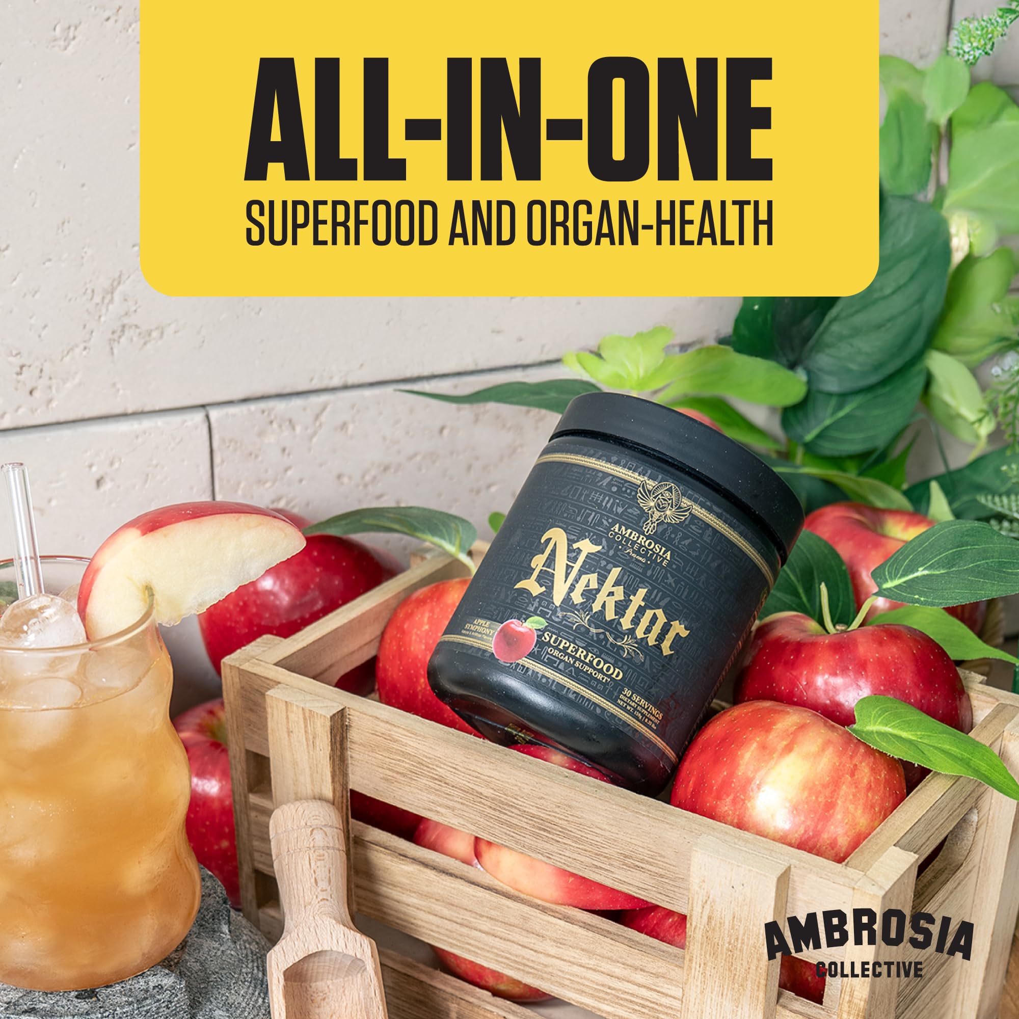 Ambrosia Nektar Pineapple Mango flavor for tasty daily dose