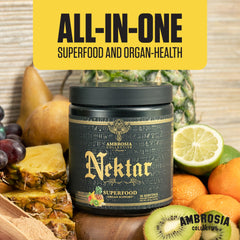 Ambrosia Nektar flavor sour gummy candy creating a refreshing boost