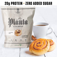 Ambrosia Planta blender shake demonstrates smooth, dessert-like flavors in smoothies.