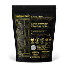 Ambrosia Planta banana maple shake in glass highlighting creamy texture