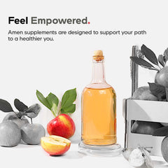 Amen Leaky Gut+ marshmallow root components for soothing texture.
