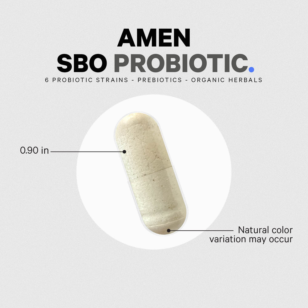Amen SBO travel-friendly packaging designed for on-the-go use.