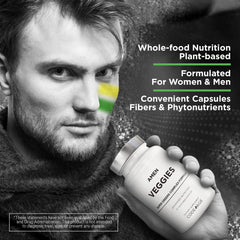 Amen Veggies plant-based ingredients montage for veggie lifestyle