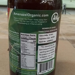 Amenazel Moringa Bitters packaging box image conveys gift-ready presentation.