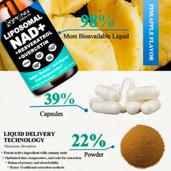 AMENQ hHEALTH 2-pack display for convenient daily NAD routine.