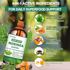 AMENQ hHEALTH turmeric powder jars showcase potent blend and curcuminoids.