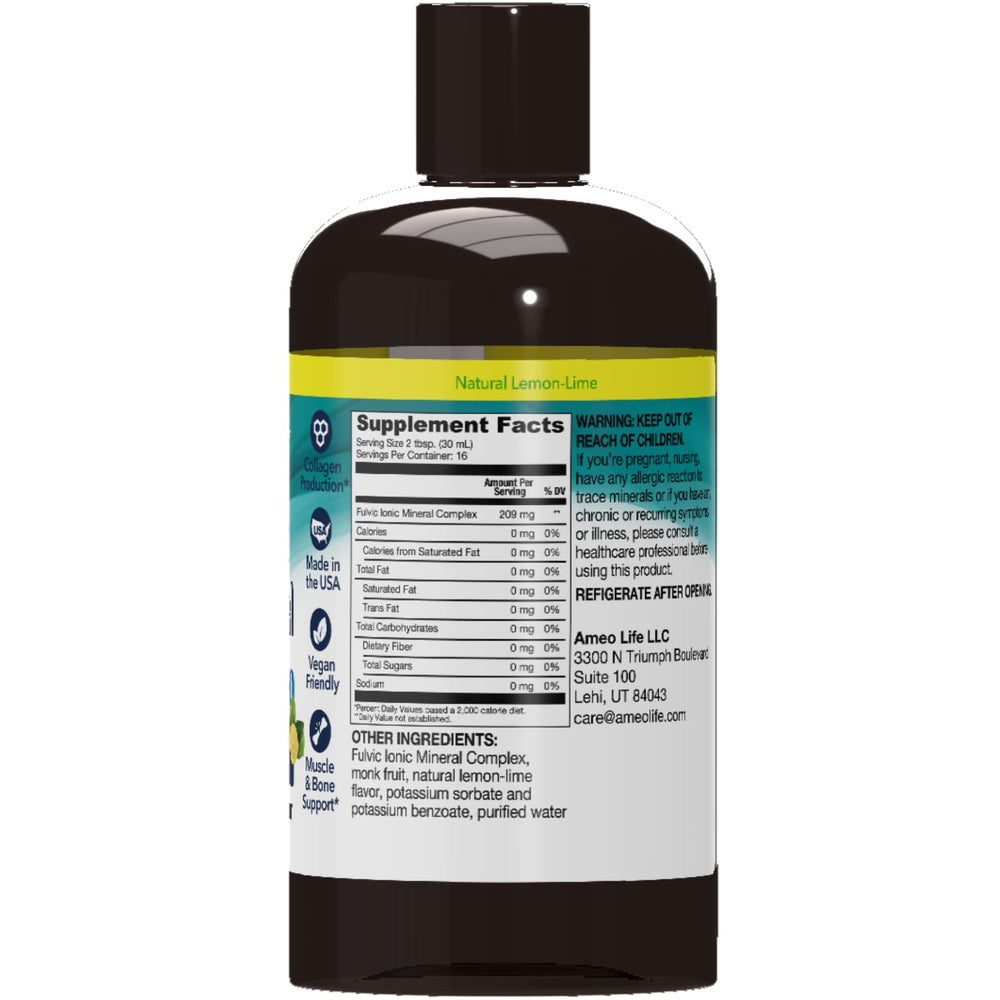Ameo Life bottle displayed on a kitchen counter for daily use.