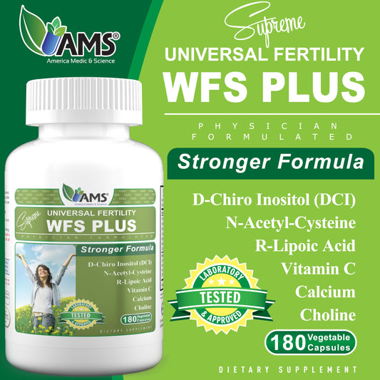 America Medic & Science WFS Plus capsules offer natural preconception vitamins at hand.