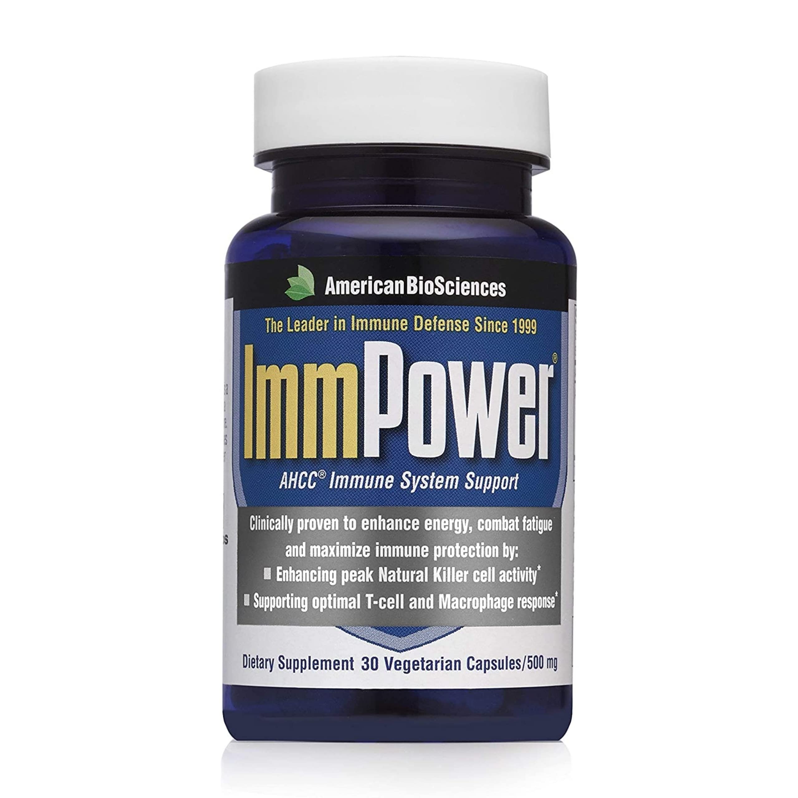 American BioSciences ImmPower AHCC bottle for daily immune support