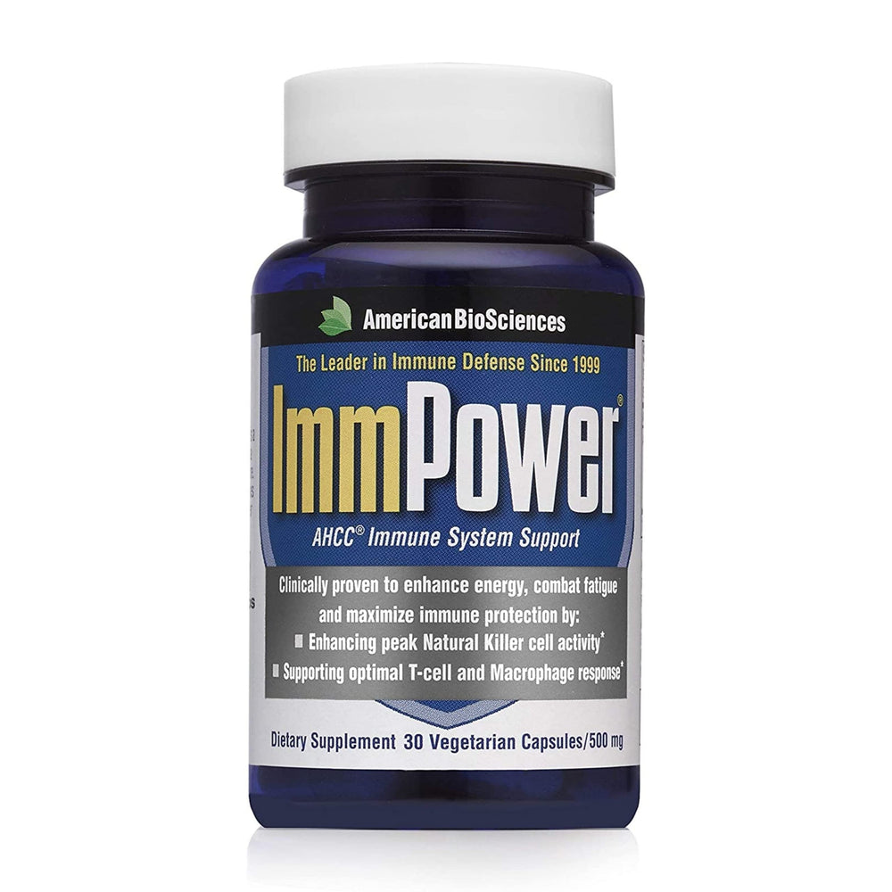 American BioSciences ImmPower AHCC bottle for daily immune support