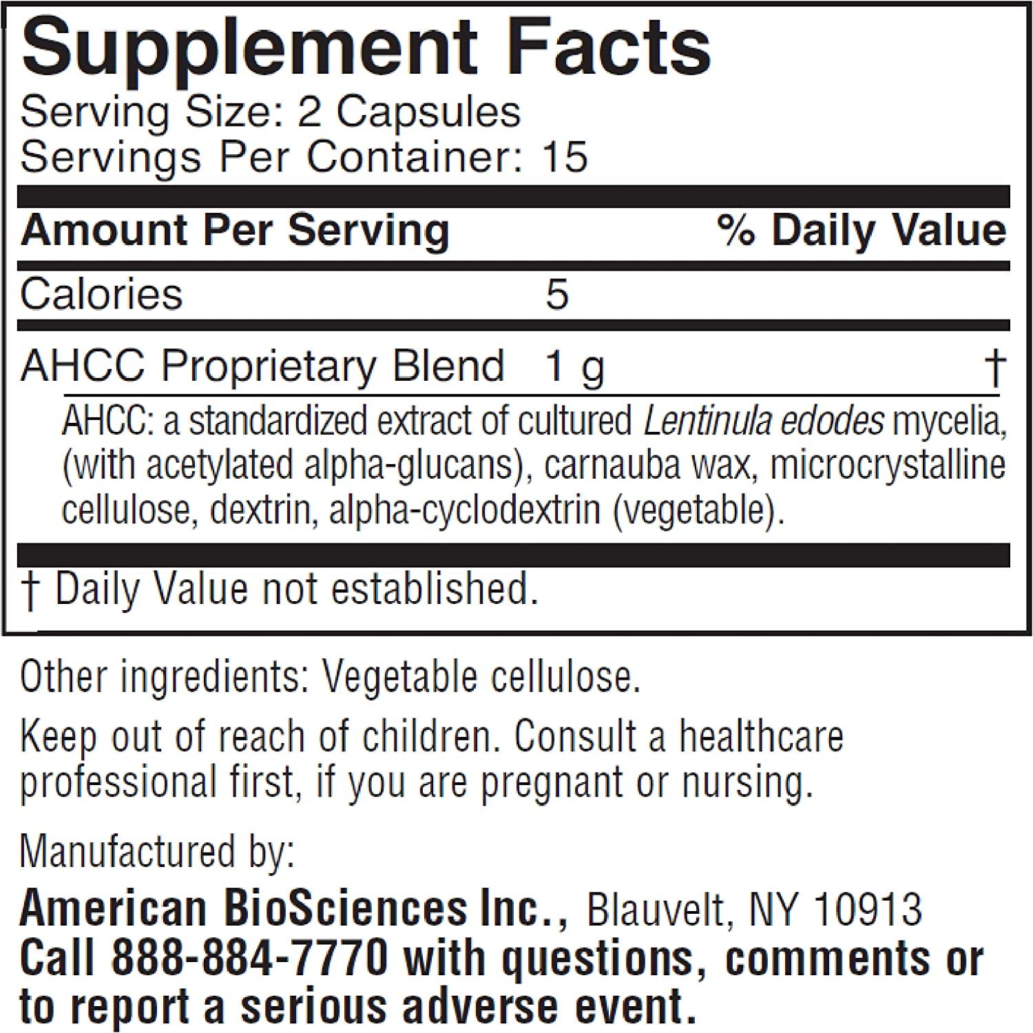 ImmPower AHCC capsules close-up highlighting potency and absorption