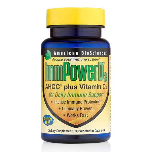 American BioSciences ImmpowerD3 bottle ready for daily use.