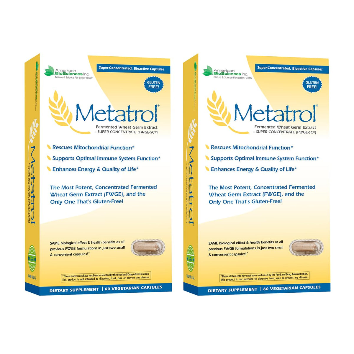 American BioSciences Metatrol bottle front view for daily wellness support