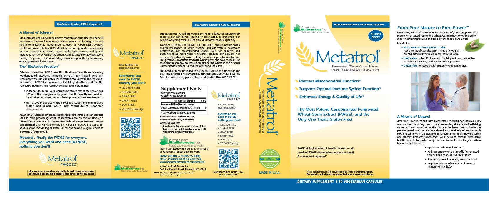 Metatrol bottle beside a glass of water for easy daily routine