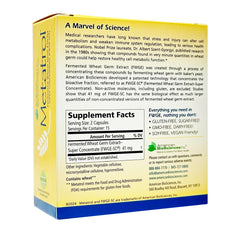 Metatrol capsules on a clean background highlight gluten-free formula