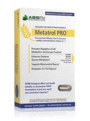 American BioSciences Metatrol Pro 60 vegcaps bottle supports cellular metabolism and mitochondrial function.