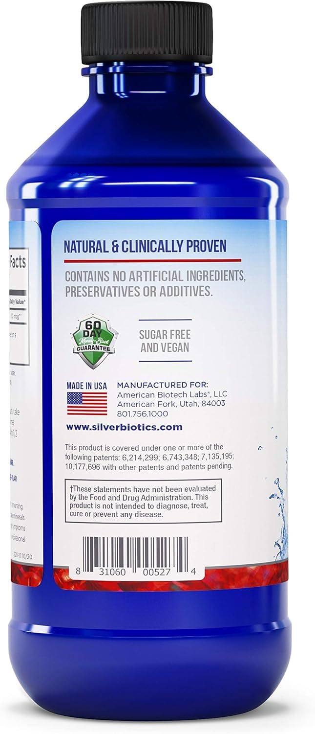 Silver Biotics 30 PPM daily dosage demonstrated for routine use