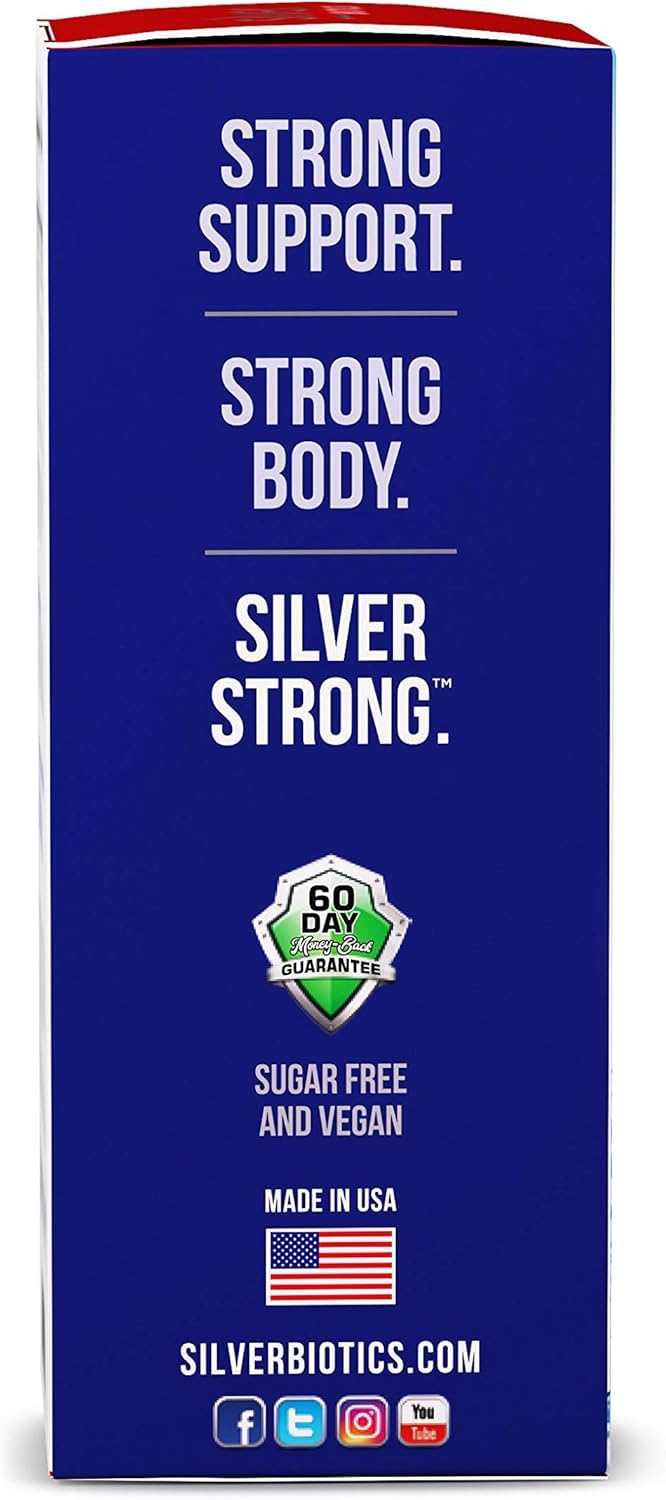 Silver Biotics pour spout enables easy daily administration