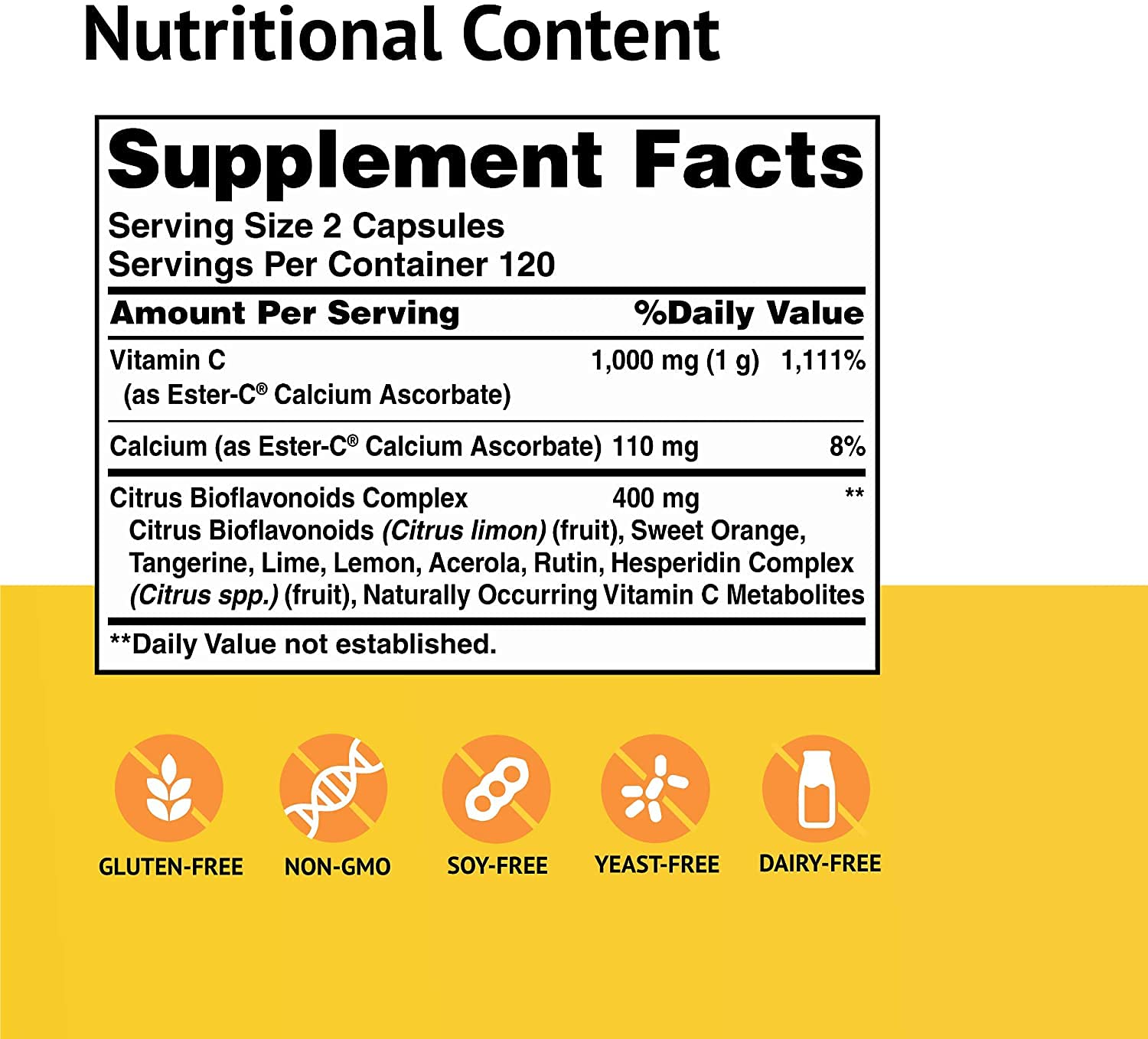American Health Ester-C 500 mg with Citrus Bio packaging view for value pack.