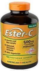 American Health Ester-C with Citrus Bioflavonoids ingredients highlighted.